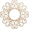 Ekena Millwork Reims Wood Fretwork Pierced Ceiling Medallion, Alder, 24"OD x 9 1/8"ID x 1/4"T CMWP24X24X0250REAL - alternate 1
